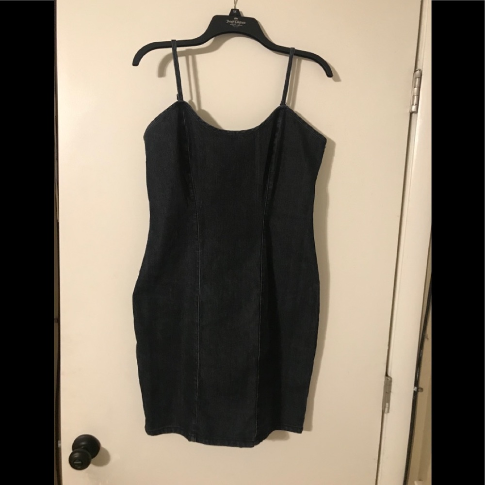 Dark Denim Fitted dress